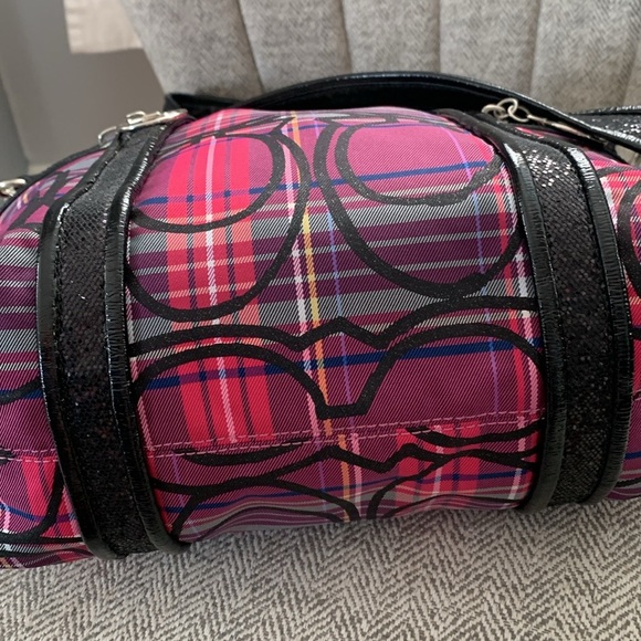 Coach Poppy Tartan Plaid Purse - Picture 11 of 14